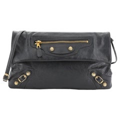 Balenciaga Envelope Clutch Classic Studs Leather