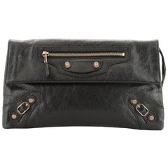 Balenciaga Envelope Clutch Classic Studs Leather 