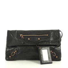 Balenciaga Envelope Clutch Giant Studs Leather