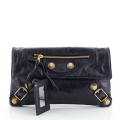 Balenciaga Envelope Clutch Giant Studs Leather