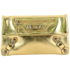 Balenciaga Envelope Clutch Giant Studs Leather