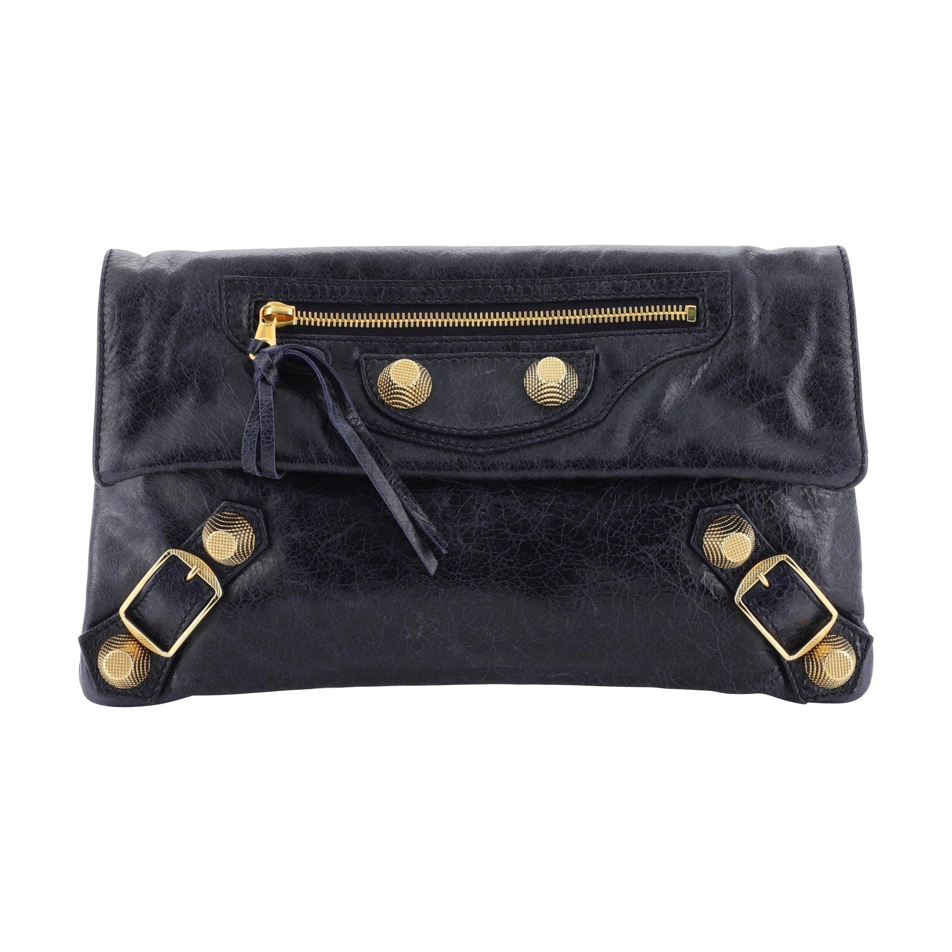 Balenciaga Envelope Clutch Giant Studs Leather at 1stDibs