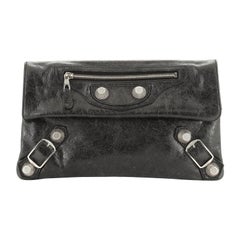 Balenciaga Envelope Clutch Giant Studs Leather