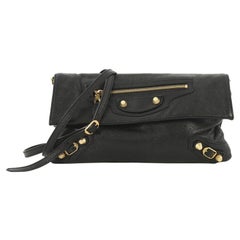 Balenciaga Envelope Strap Clutch Giant Studs Leather