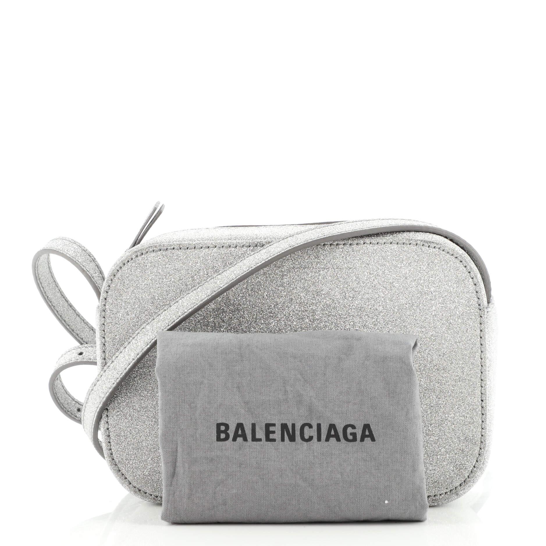 Balenciaga Everyday Camera Bag Glitter Leather XS at 1stDibs ...