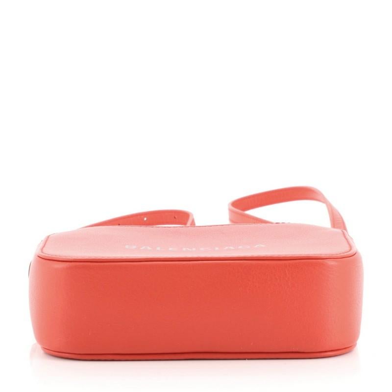 Red Balenciaga Everyday Camera Bag Leather XS