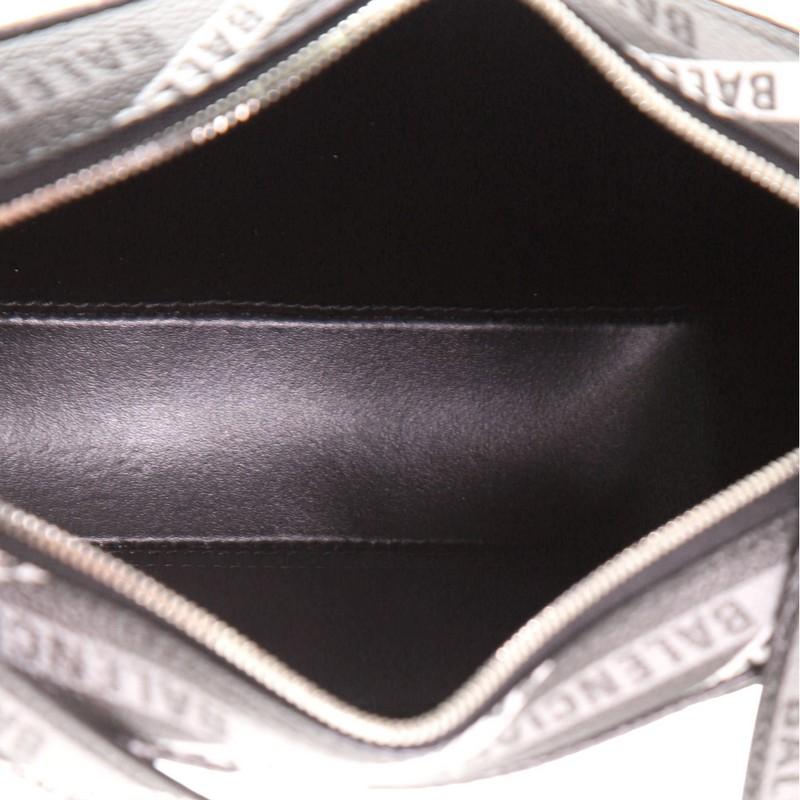 Black Balenciaga Everyday Camera Bag Printed Leather Small
