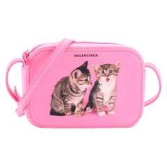 Balenciaga Everyday Camera Bag Bedrucktes Leder XS