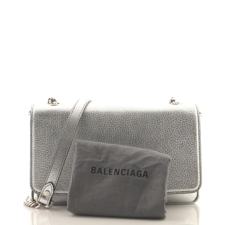balenciaga everyday chain wallet