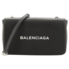 Balenciaga  Everyday Chain Wallet Leather Small
