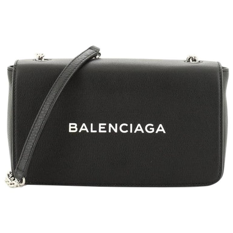 Balenciaga Everyday Chain Wallet Leather Small at 1stDibs