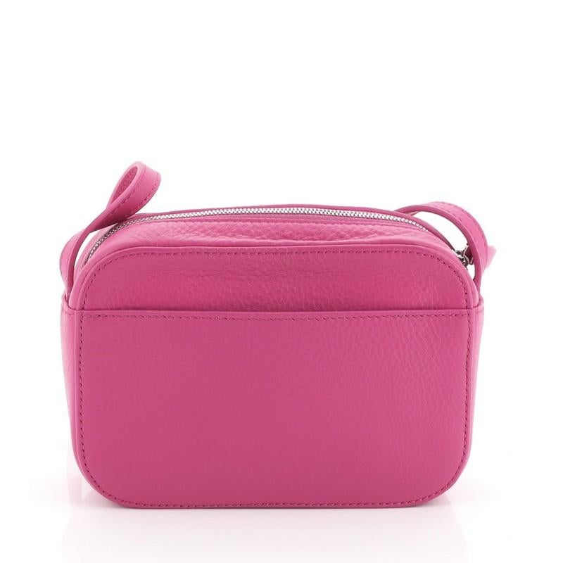 Pink Balenciaga Everyday Crossbody Bag Leather XS