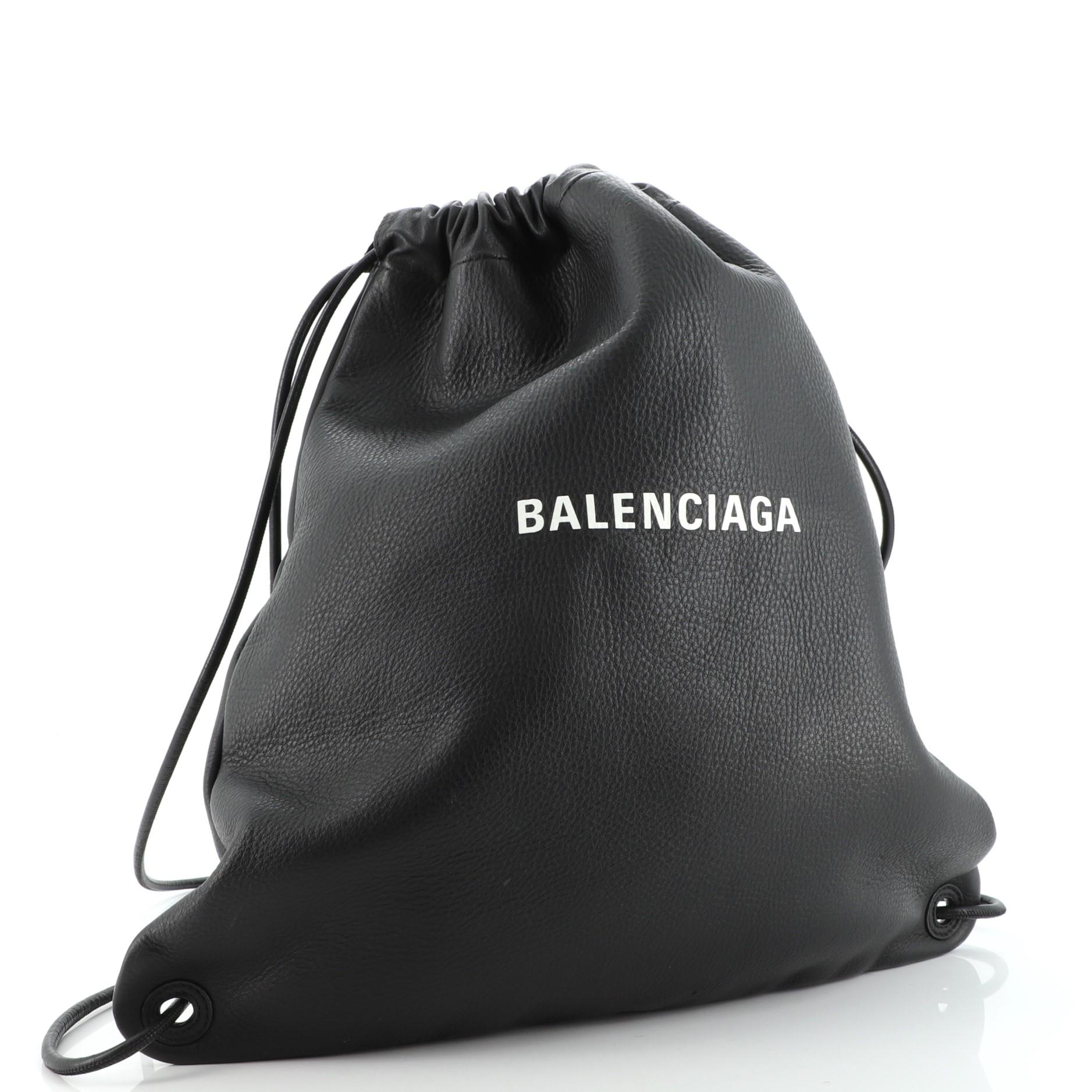 balenciaga drawstring bag