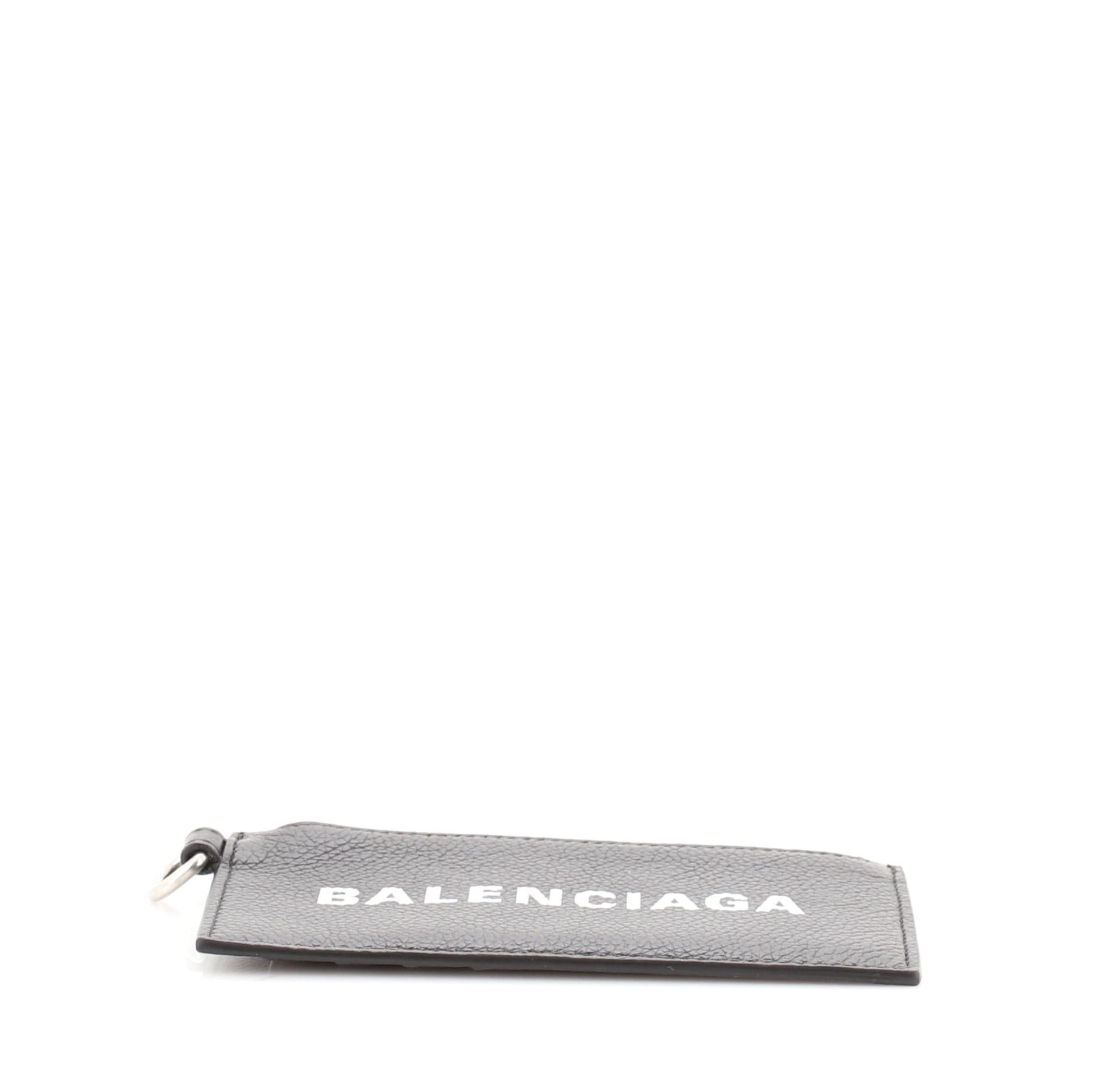 balenciaga card holder with strap