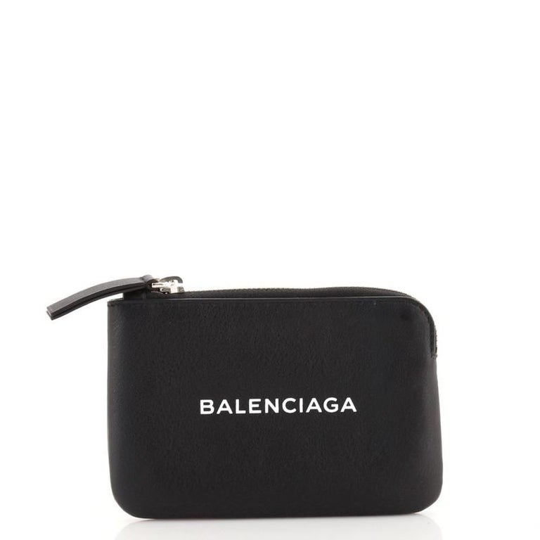 balenciaga logo pouch