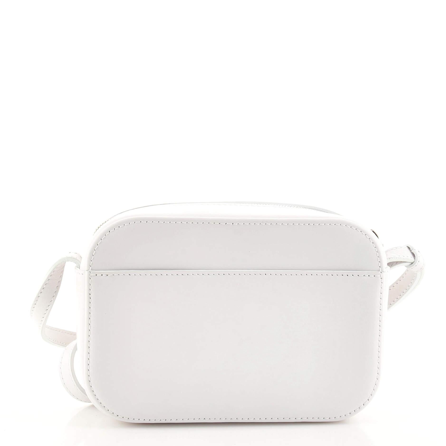 Balenciaga Everyday Script Logo Camera Bag Leather XS In Good Condition In NY, NY