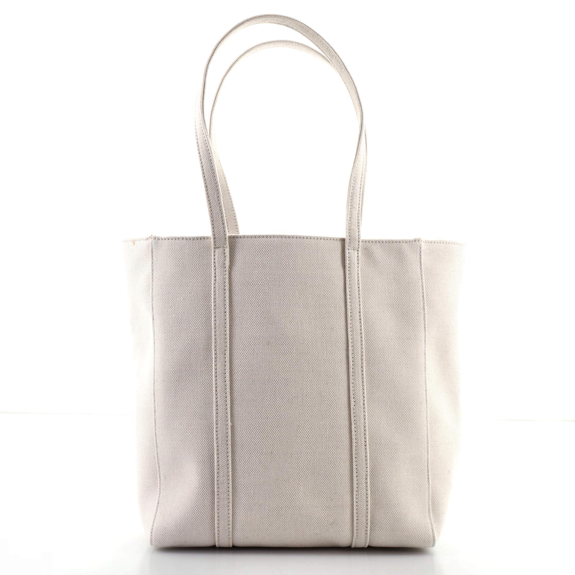 Beige Balenciaga Everyday Tote Canvas XS