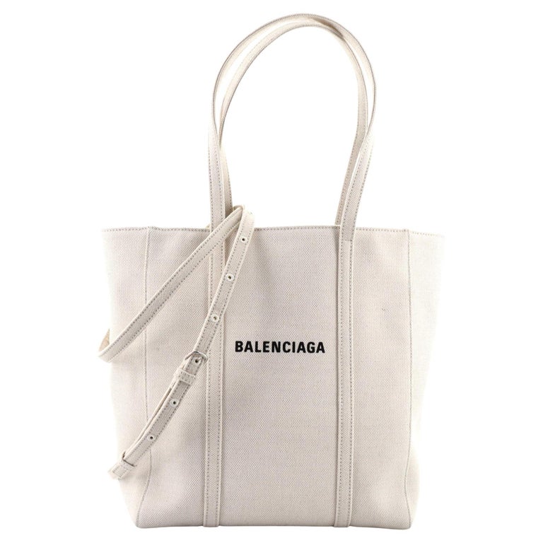 balenciaga everyday tote xs white
