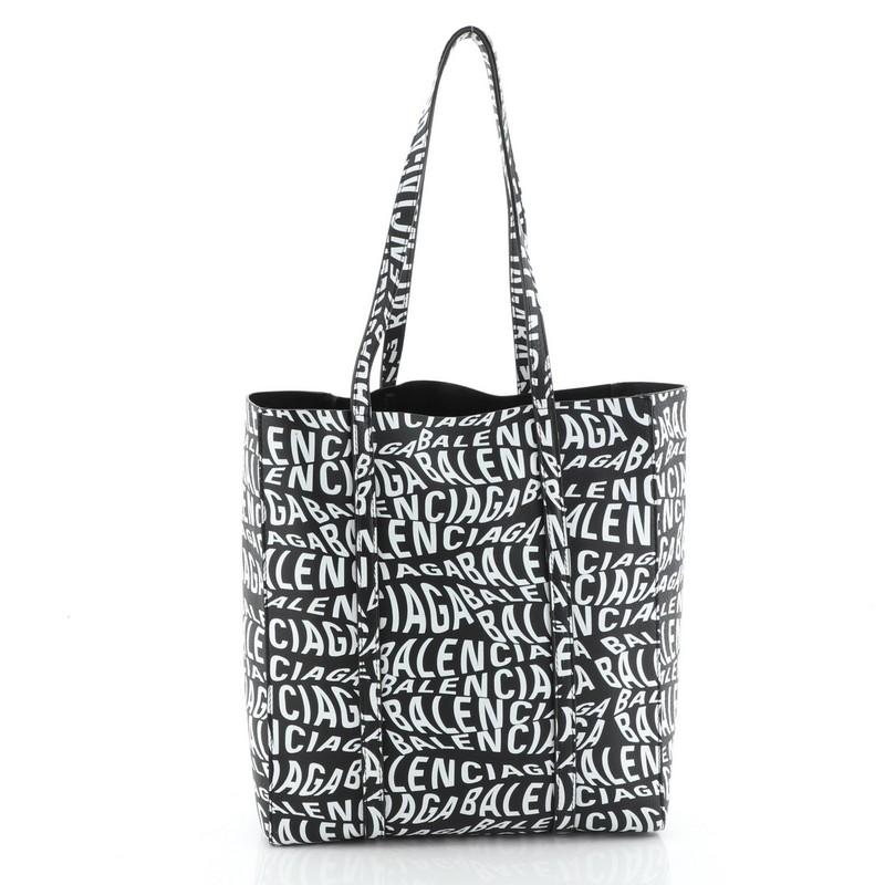 balenciaga black and white bag