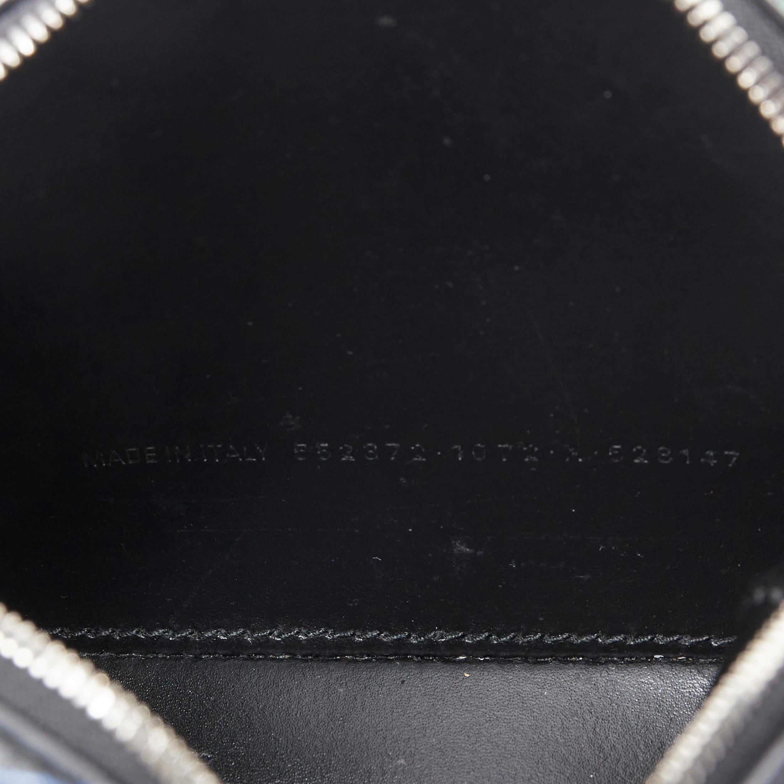 BALENCIAGA Everyday XS Demna black multi logo print small crossbody camera bag 2