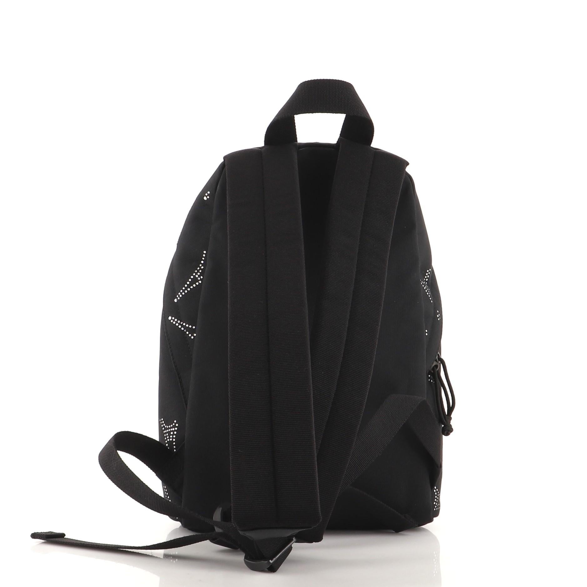 Balenciaga Explorer Backpack Embellished Canvas Small In Good Condition In NY, NY