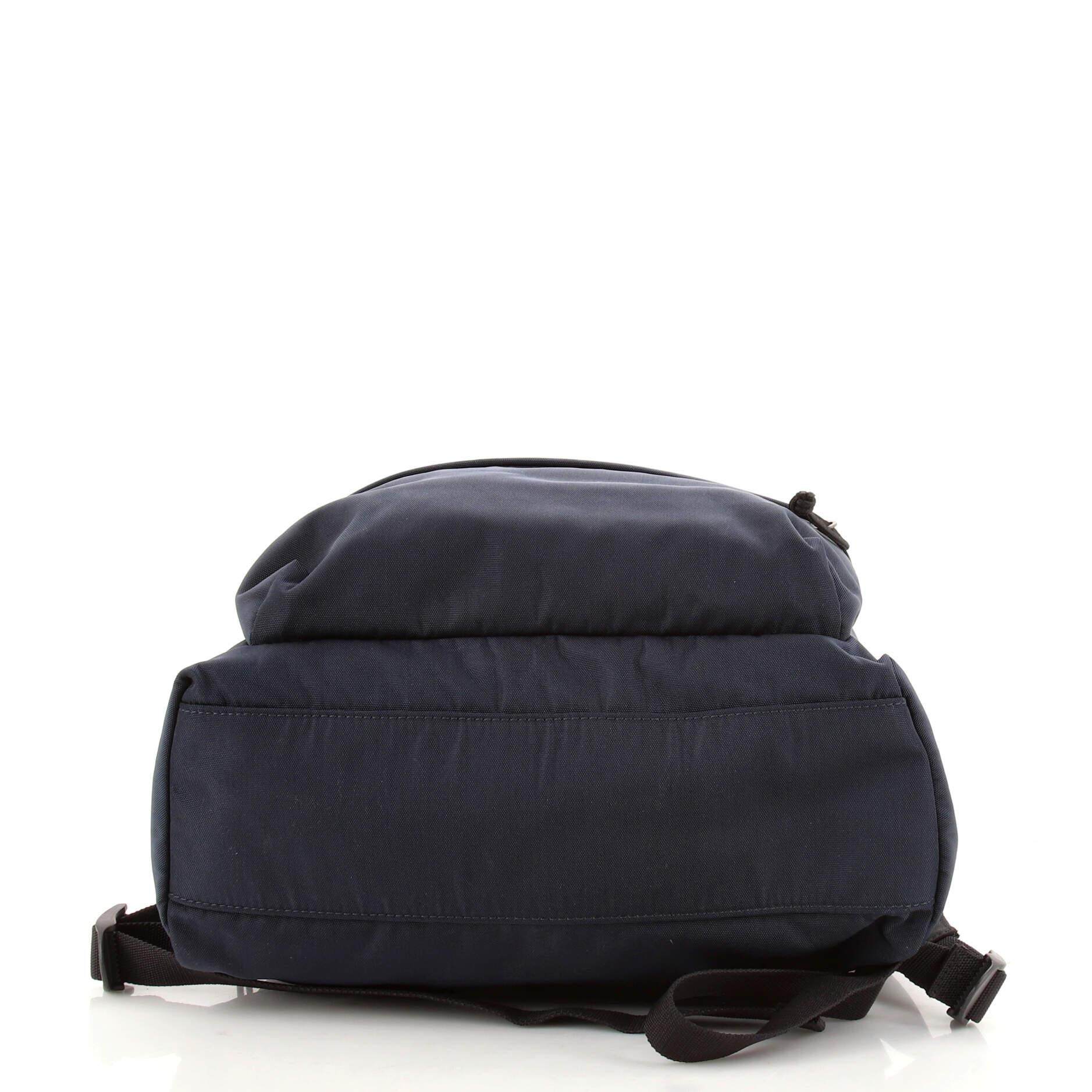 Black Balenciaga Explorer Backpack Nylon