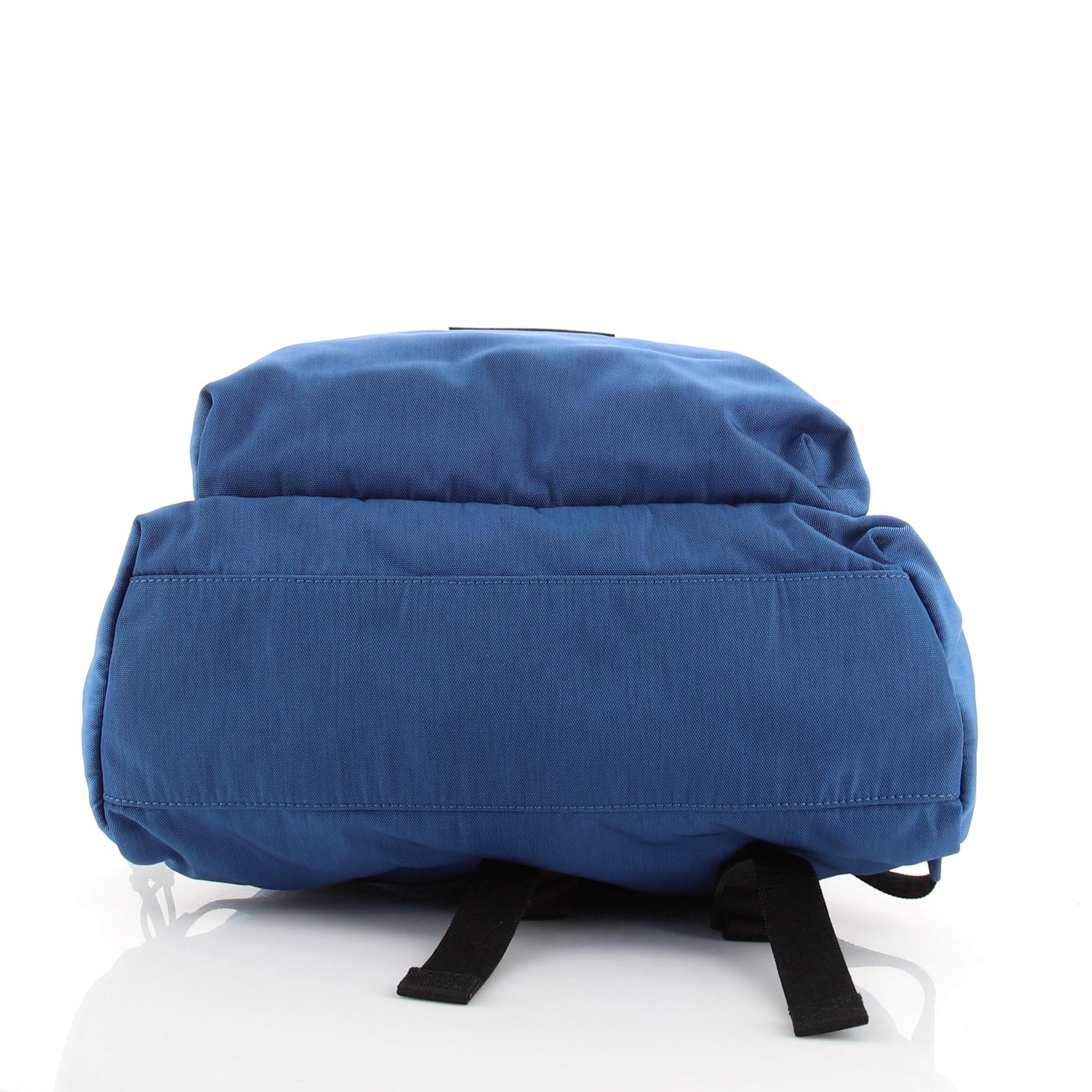 Blue Balenciaga Explorer Backpack Nylon
