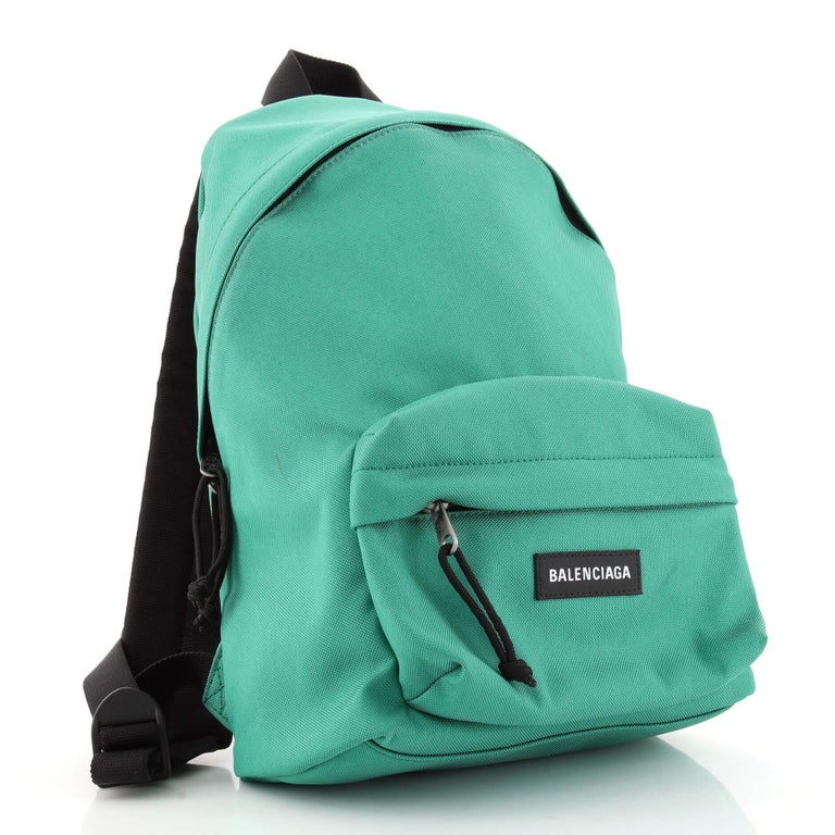 Blue Balenciaga Explorer Backpack Nylon Small For Sale