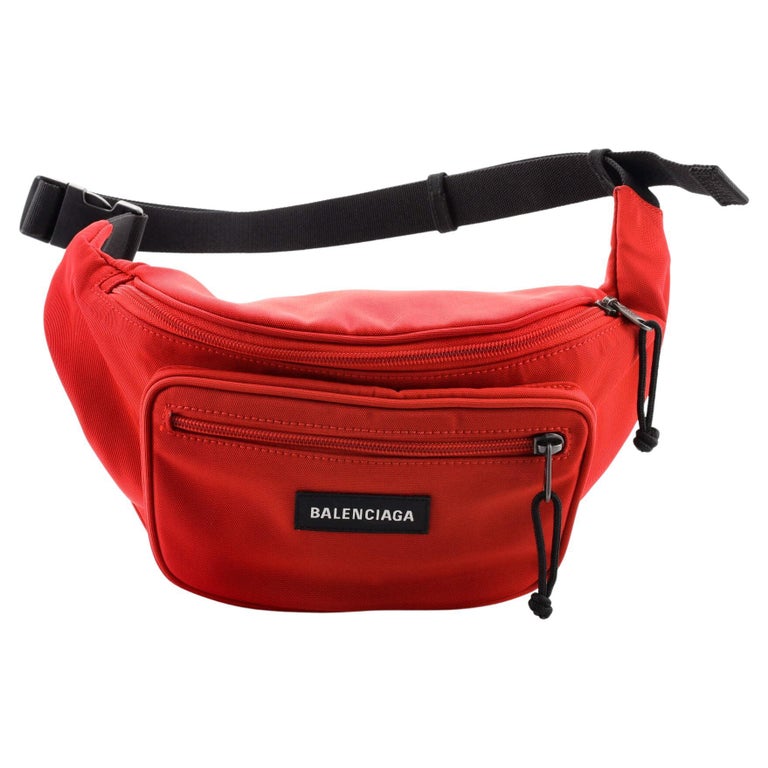 Balenciaga Explorer Belt Bag Canvas Medium at 1stDibs | balenciaga belt bag  red, balenciaga waist bag
