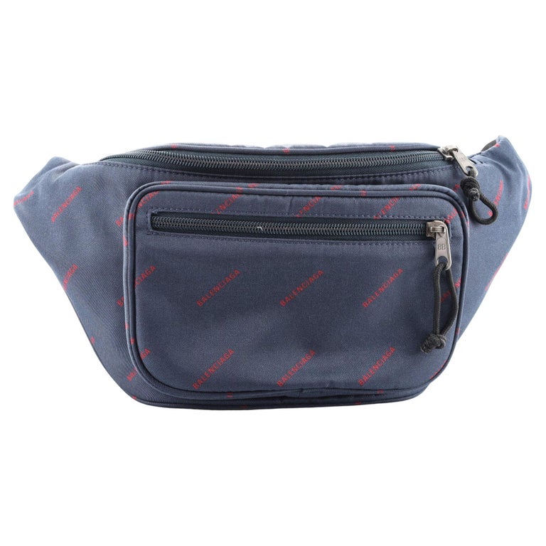 Balenciaga Explorer Belt Bag Printed Nylon Medium For Sale at 1stDibs