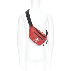 BALENCIAGA Explorer Double Pack Sharp WFP red white crossbody waist bag