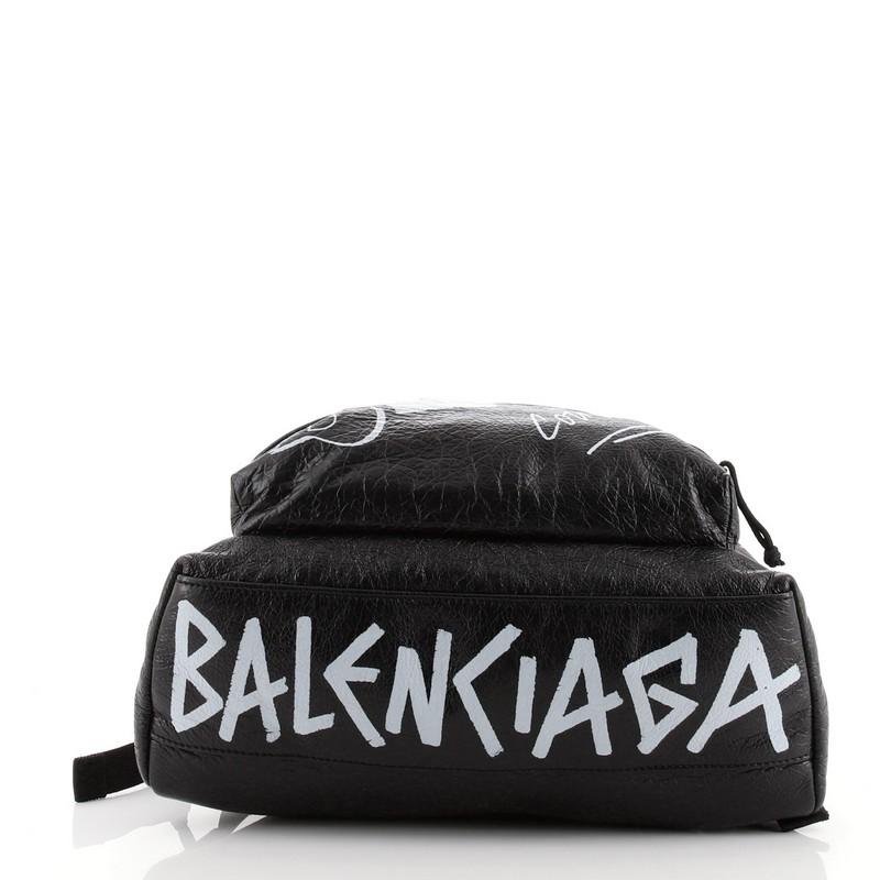 balenciaga backpack graffiti