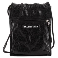 Balenciaga Explorer Strap Pouch Leather