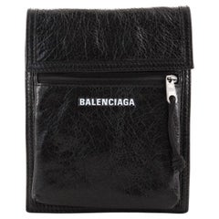 Balenciaga Explorer Strap Pouch Leather