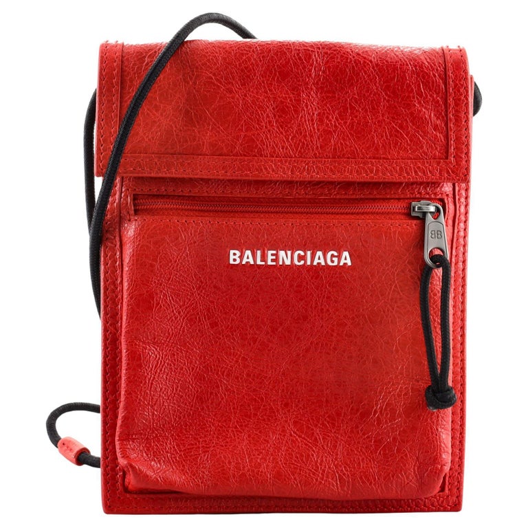 Balenciaga Explorer Strap Pouch Leather at 1stDibs