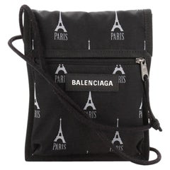 Balenciaga Explorer Strap Pouch Printed Nylon Mini