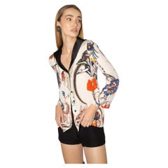 Balenciaga F/W 2011 Nicholas Ghesquiere Runway Campaign Silk Blazer Shirt