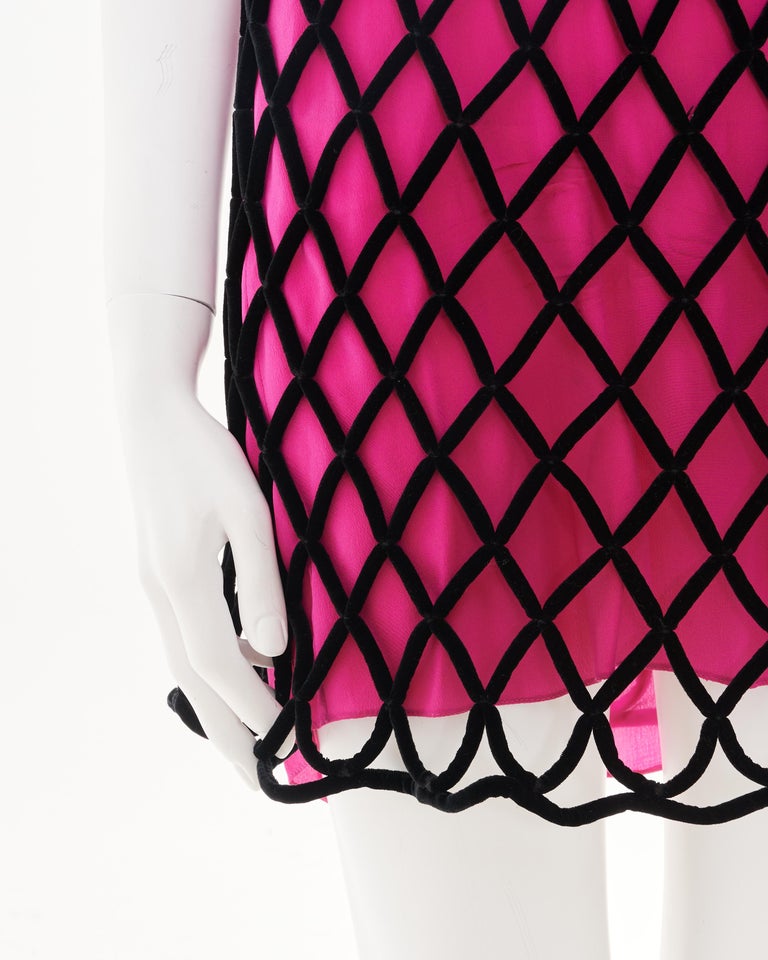 balenciaga pink velvet dress Balenciaga Pink Velvet Cycling Dress Balenciaga