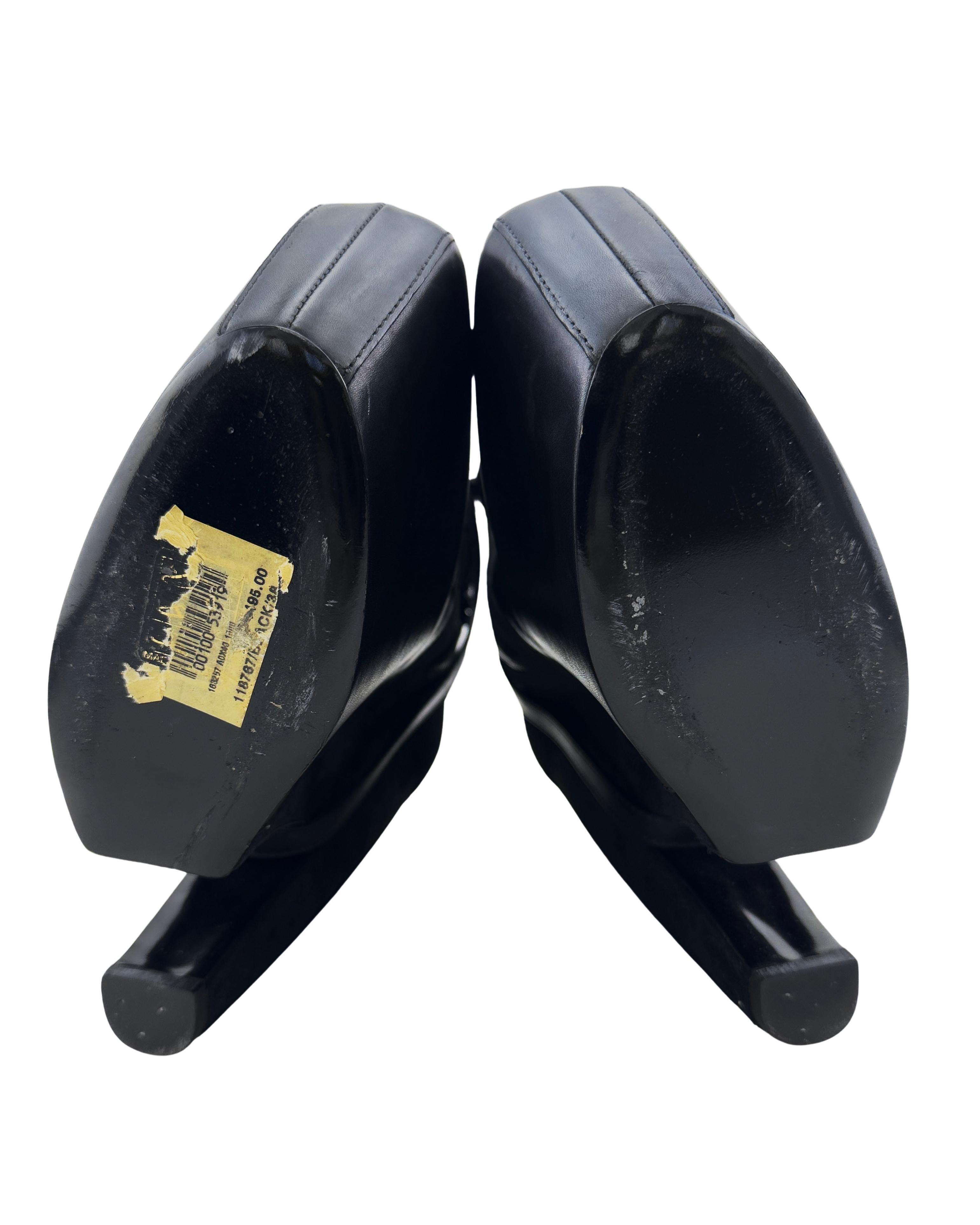 Balenciaga Fall 2006 RUNWAY by Nicolas Ghesquière Black Harness Ankle Boots 5