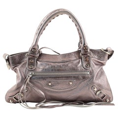 Klassische Balenciaga Leder-Tasche mit Nieten