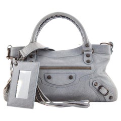 Klassische Balenciaga Leder-Tasche mit Nieten