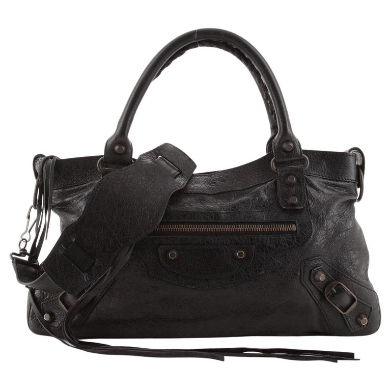 Balenciaga First Classic Studs Bag Leather at 1stDibs | balenciaga first bag black, balenciaga gunmetal bag, balenciaga first