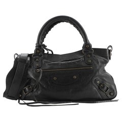 Balenciaga First Classic Studs Bag Leather