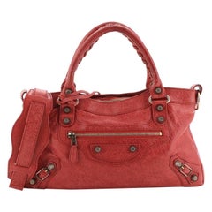 Balenciaga First Giant Studs Bag Leather