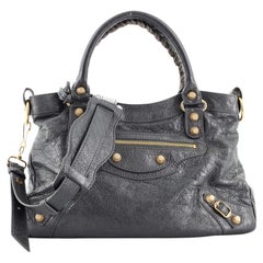 Balenciaga First Giant Studs Bag Leather