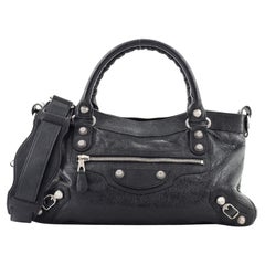 Balenciaga First Giant Studs Bag Leather