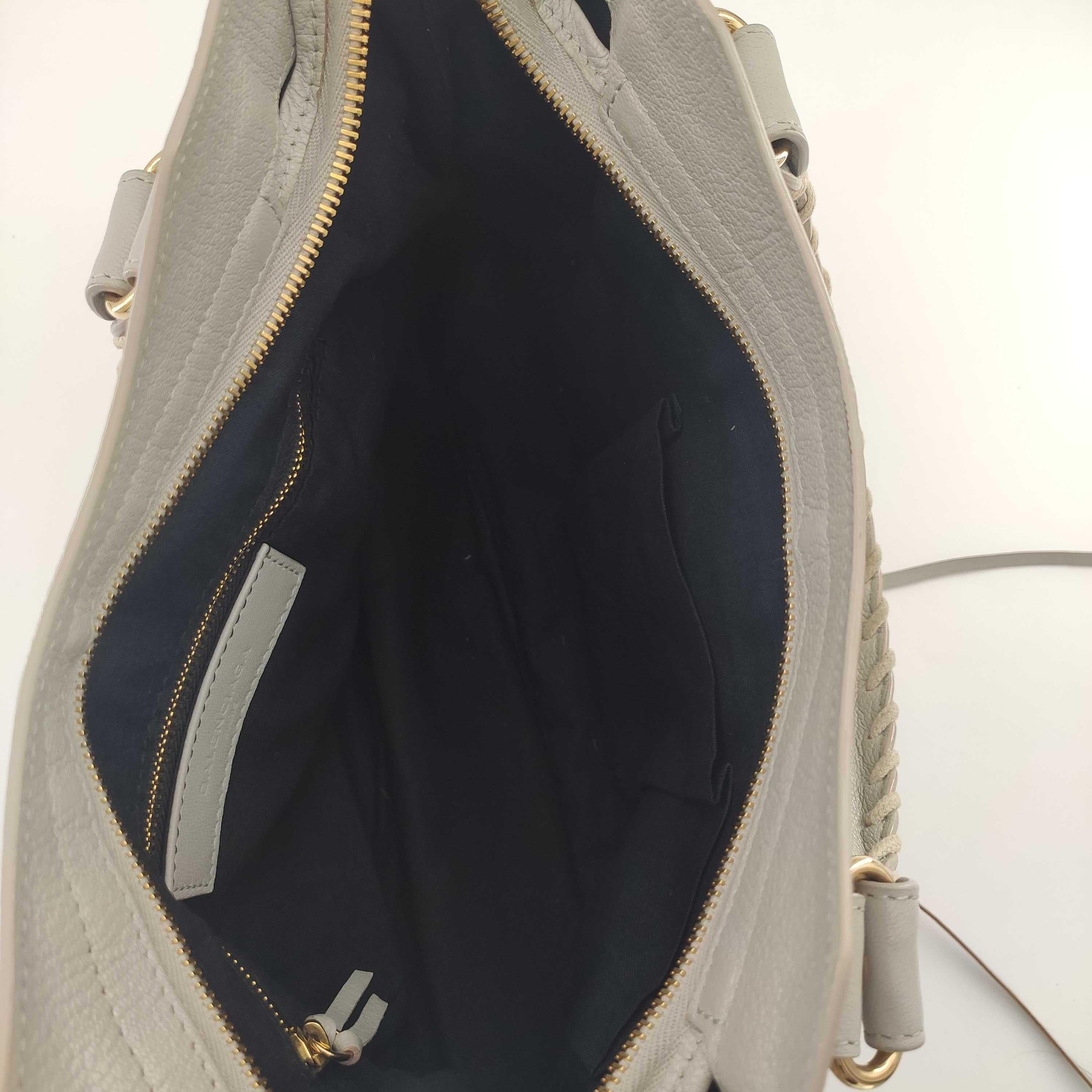 BALENCIAGA First Shoulder bag in Beige Leather 1