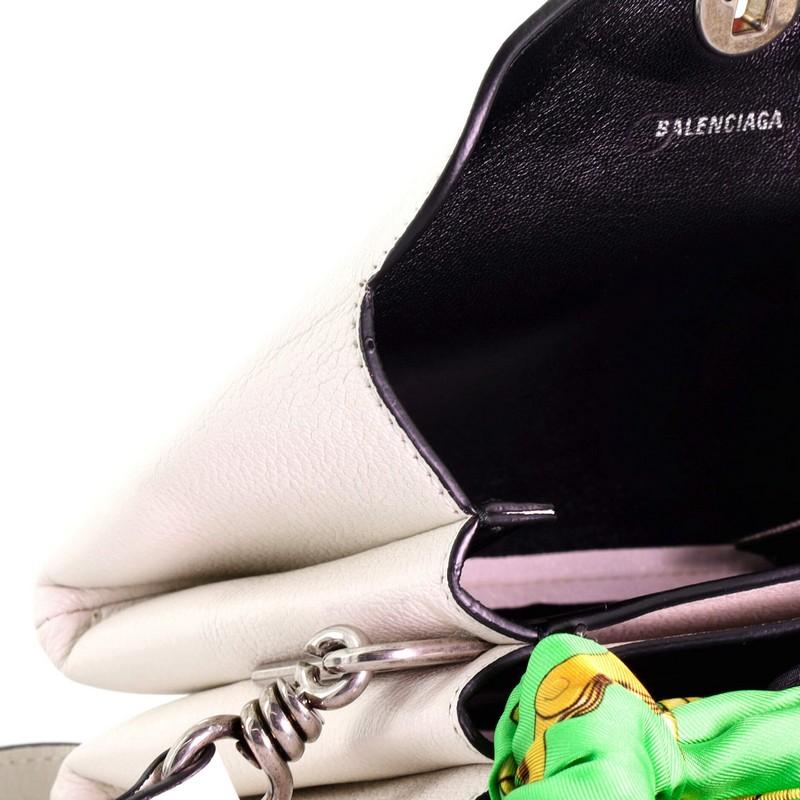 Balenciaga Flap Scarf Top Handle Bag Leather XS 1