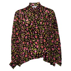 Balenciaga, Floral blouse with bow