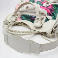 Balenciaga Floral City 2way 865705 Multi Color Leather Shoulder Bag